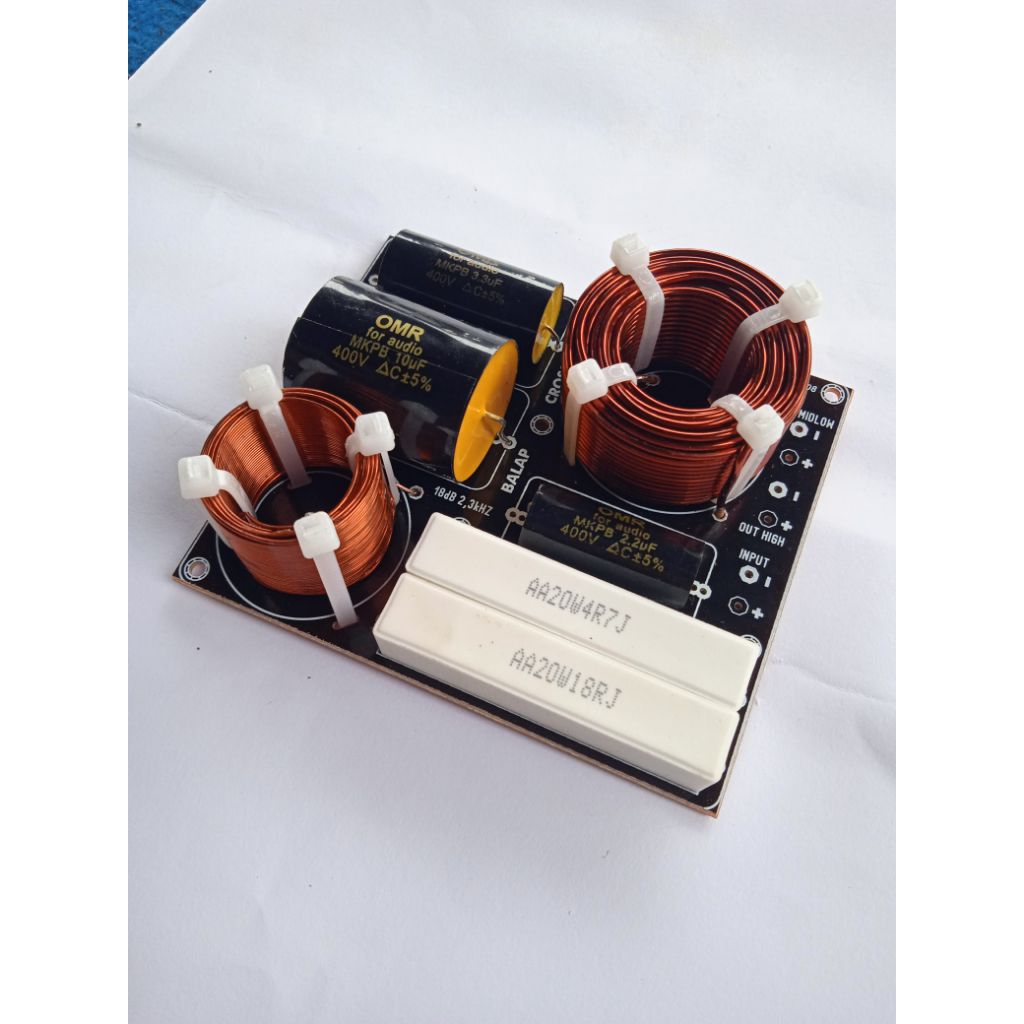 crossover 2way pasif cocok untuk line array singgel atau double