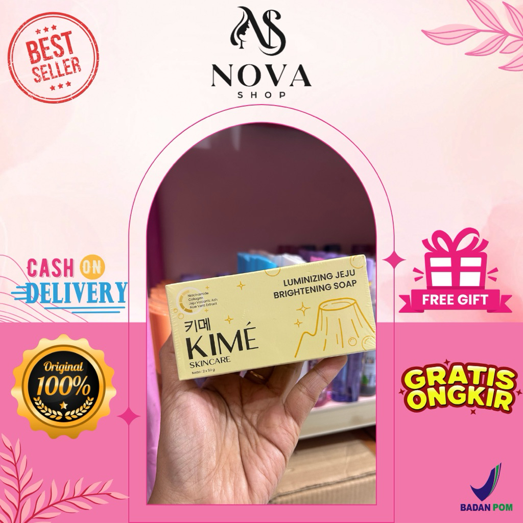 KIME SKINCARE LUMINIZING JEJU BRIGHTENING SOAP