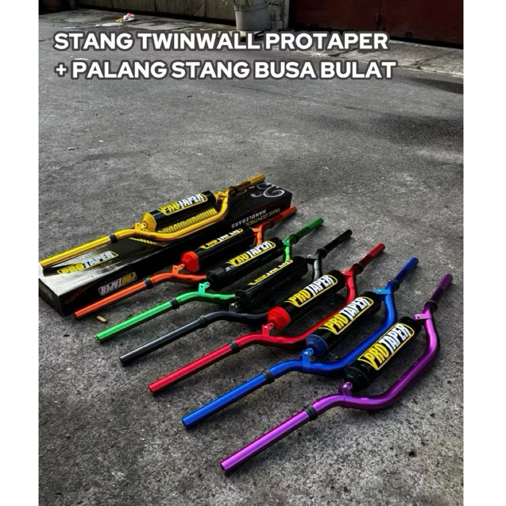 Stang fatbar twinwal  protaper tipe high low twinwall stang klx crf vixion tiger verza megapro