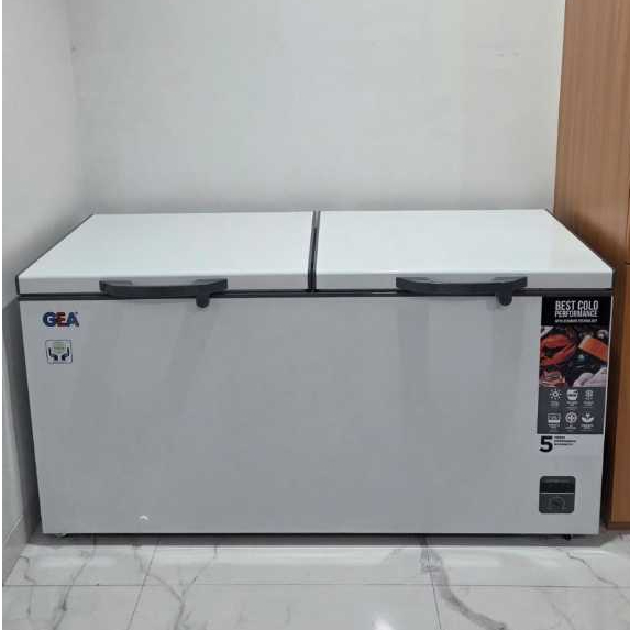 (Bekas) Chest Freezer GEA AB 600 R Lemari Pembeku Jumbo Low Watt Cooling Box 500 Liter