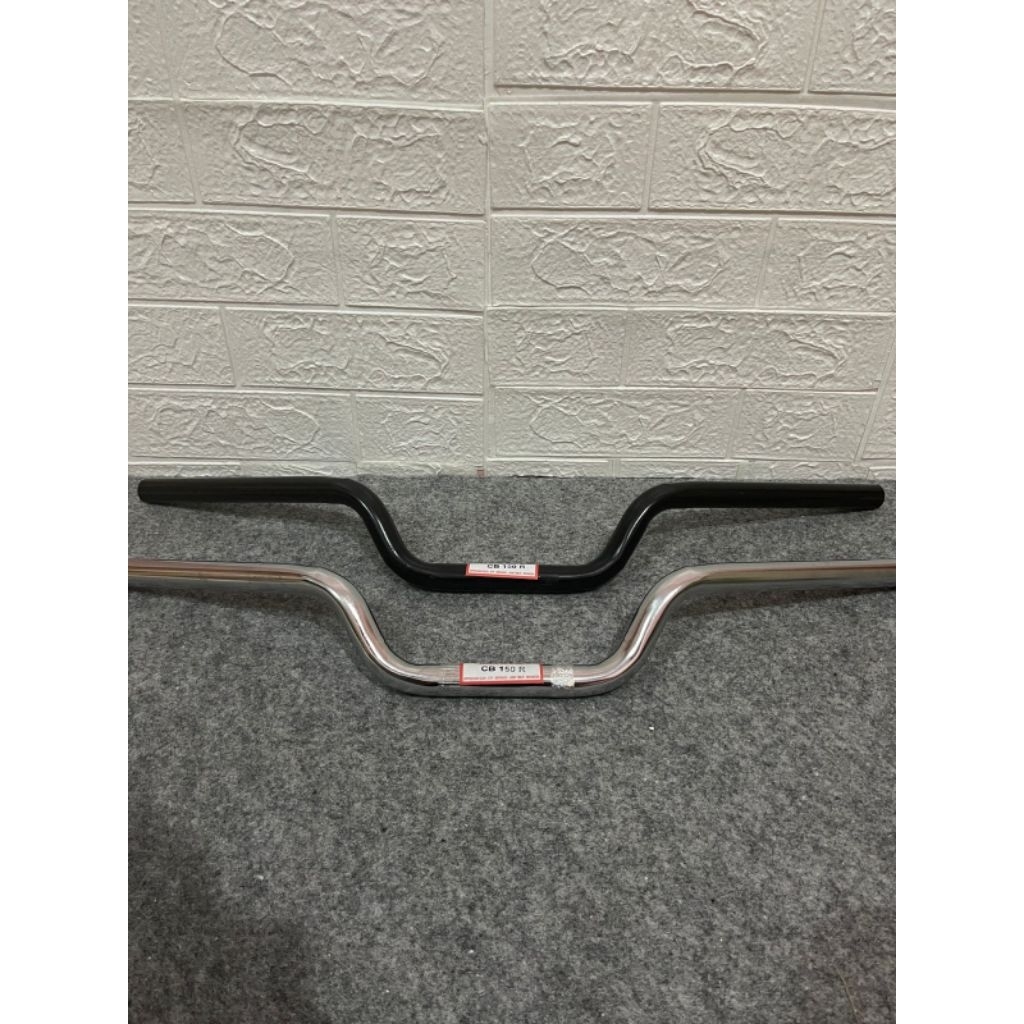 STANG STIR SETIR PANJANG HITAM/CROM MOTOR CB150R