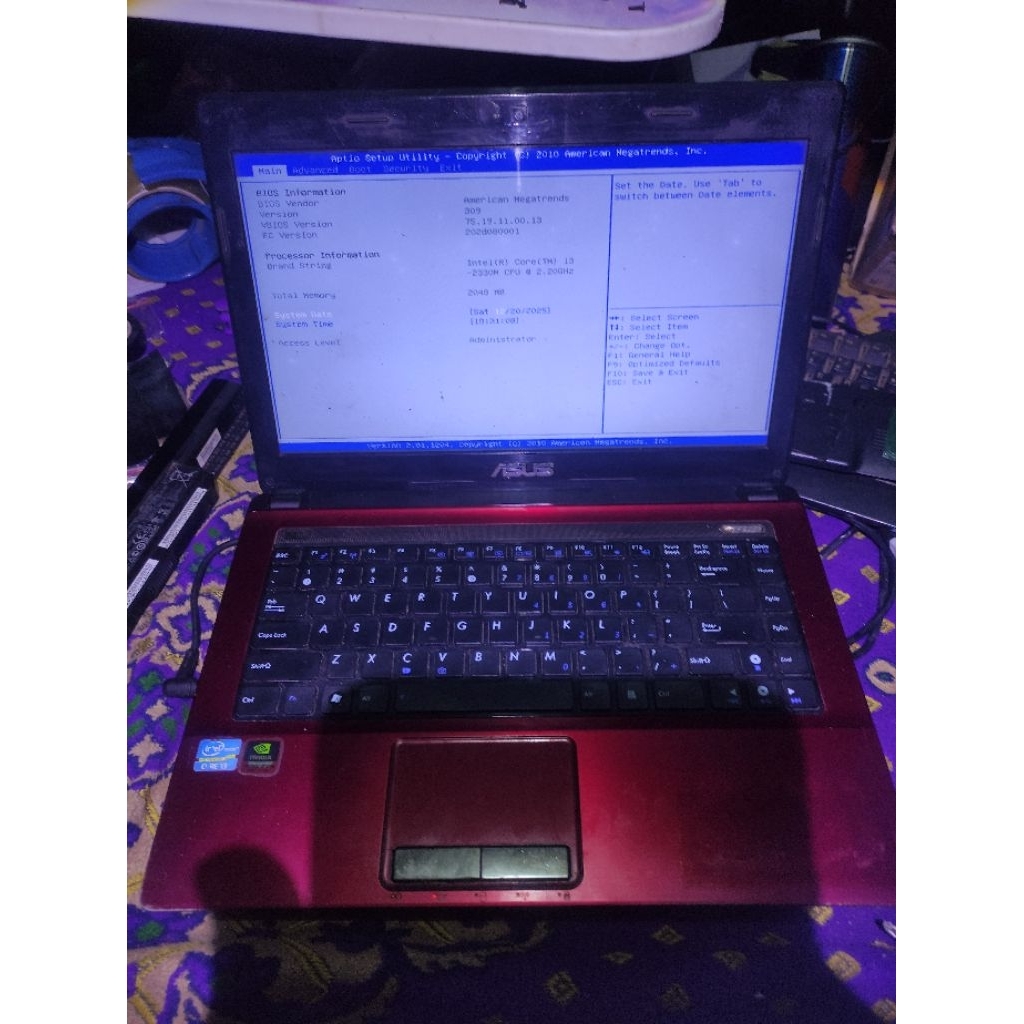Laptop Asus a43 Dual Vga