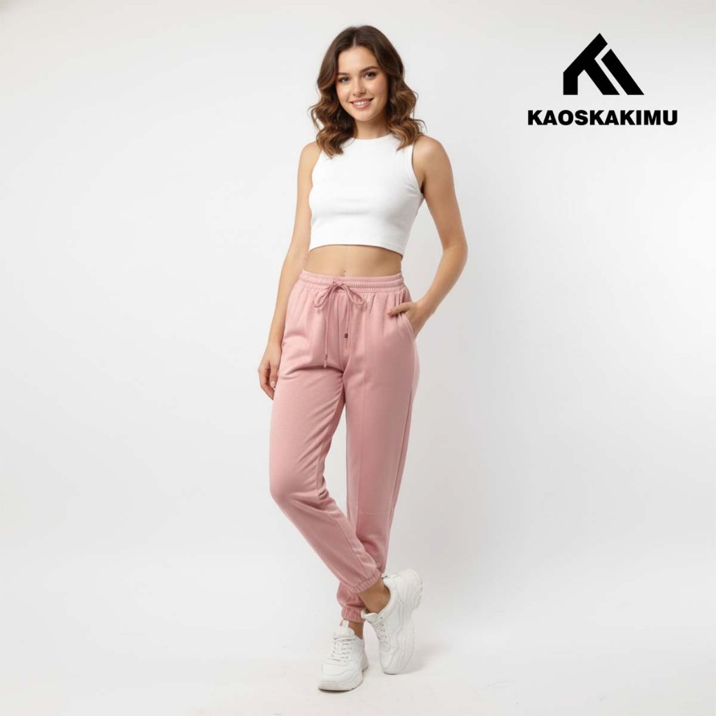 Celana Jogger Pria Fleece Premium Tebal Bawah Karet | Kaoskakimu