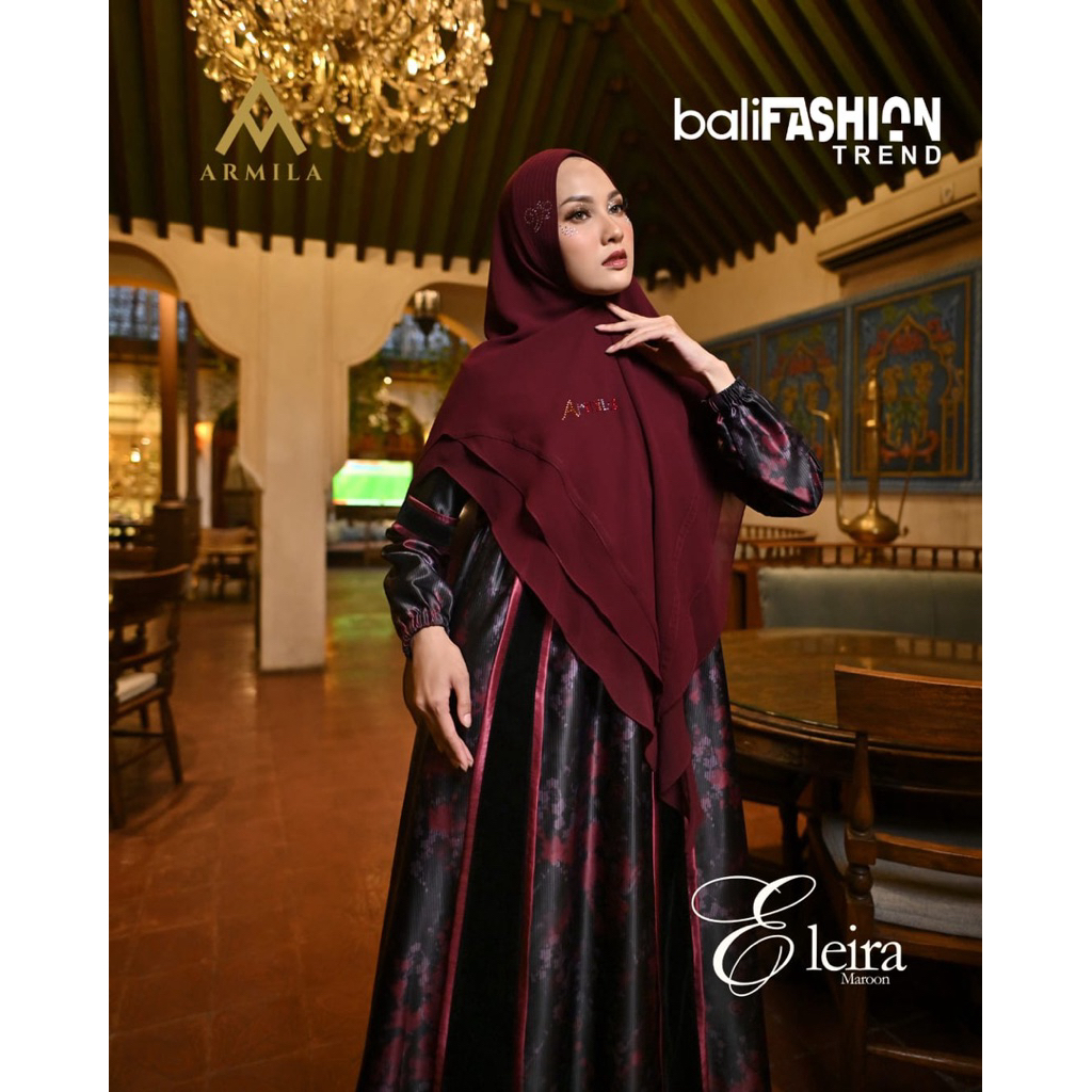 [ALMIRA] Gamis Syari Set Printing “ELEIRA SERIES”