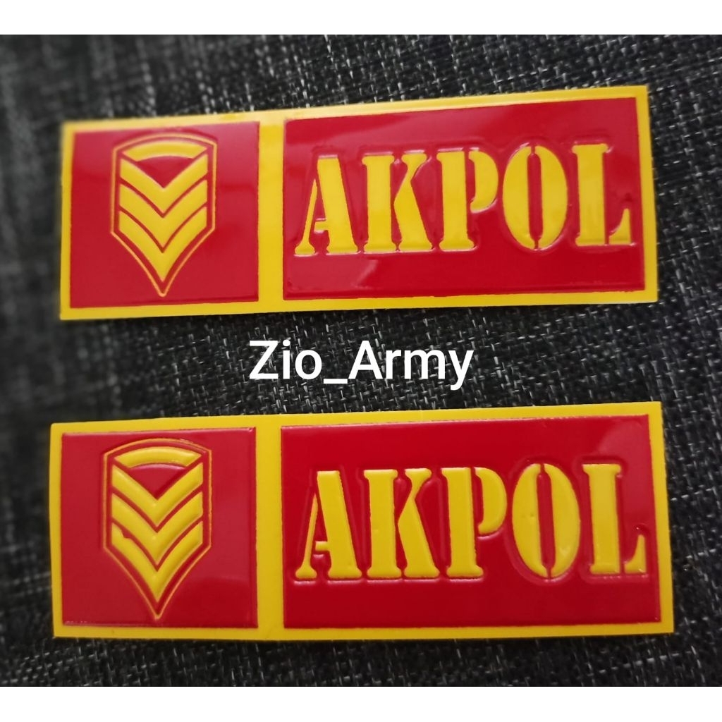 Stiker Embos Timbul Keluarga Besar Akpol 1 pasang