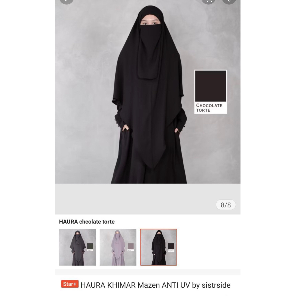 Haura Khimar by sistrside preloved