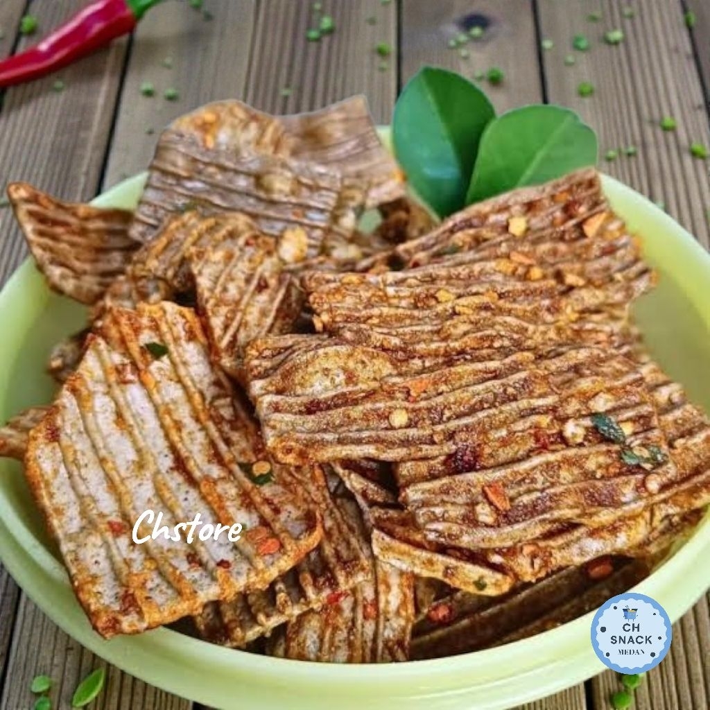 1 KG KERUPUK JENGKOL PEDAS JENGKOL GENTENG / BULAT CEMILAN VIRAL