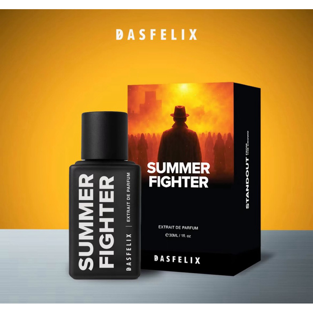 Dasfelix Summer Fighter -Extrait de Parfum Parfum Pria Tahan Lama -Aroma Segar Citrus
