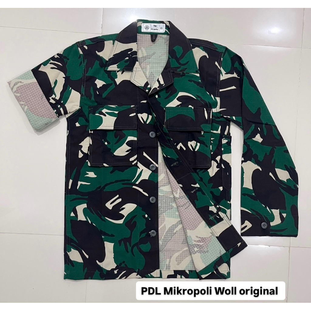 PDL ORIGINAL micropli woll original , anti luntur TNI AD / TNI AL / TNI AU