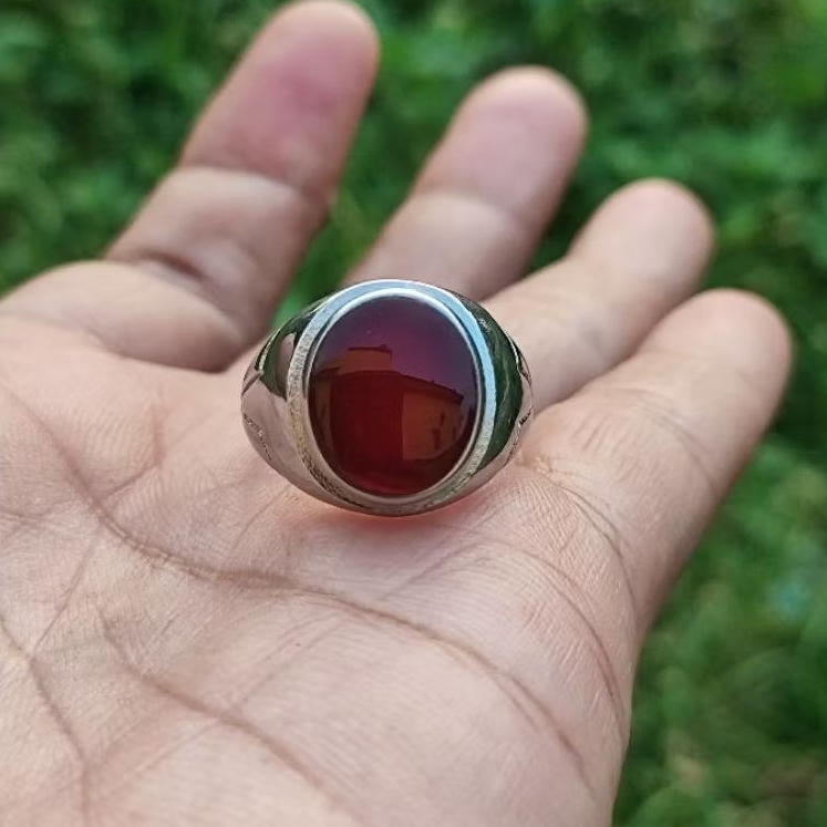 cincin batu akik yaman ahmer