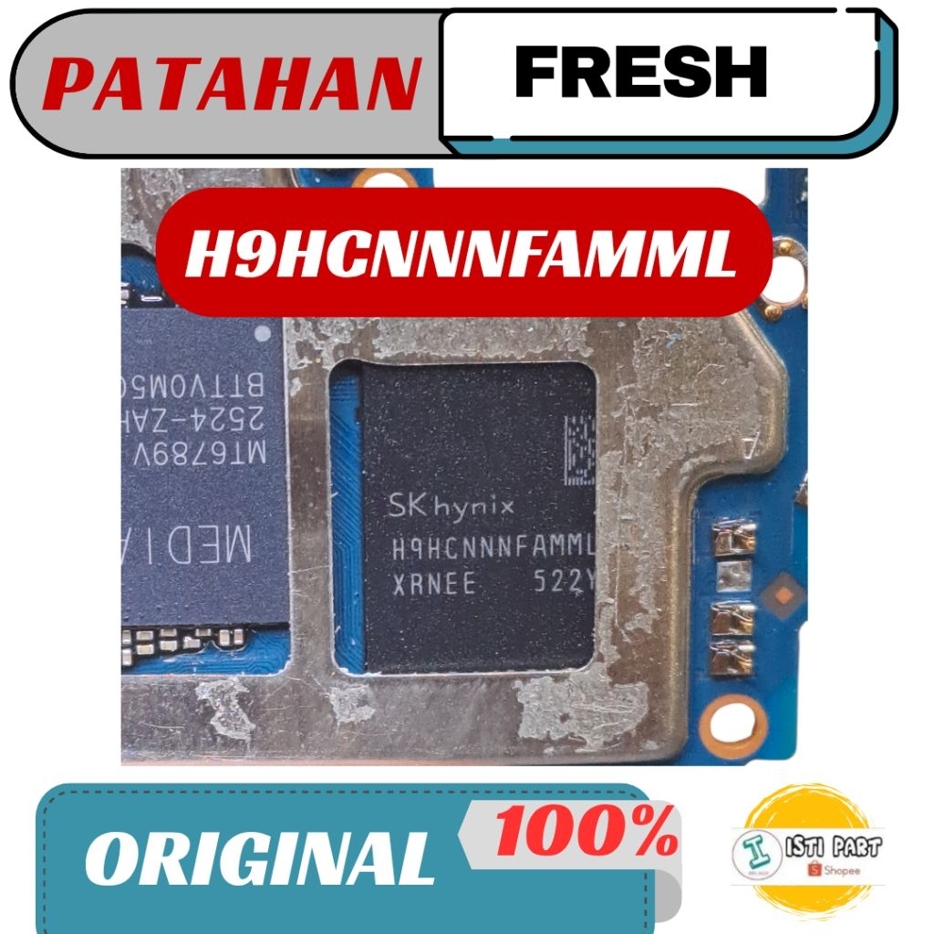 IC RAM SKHYNIX H9HCNNNFAMML MESIN PATAHAN FRESH
