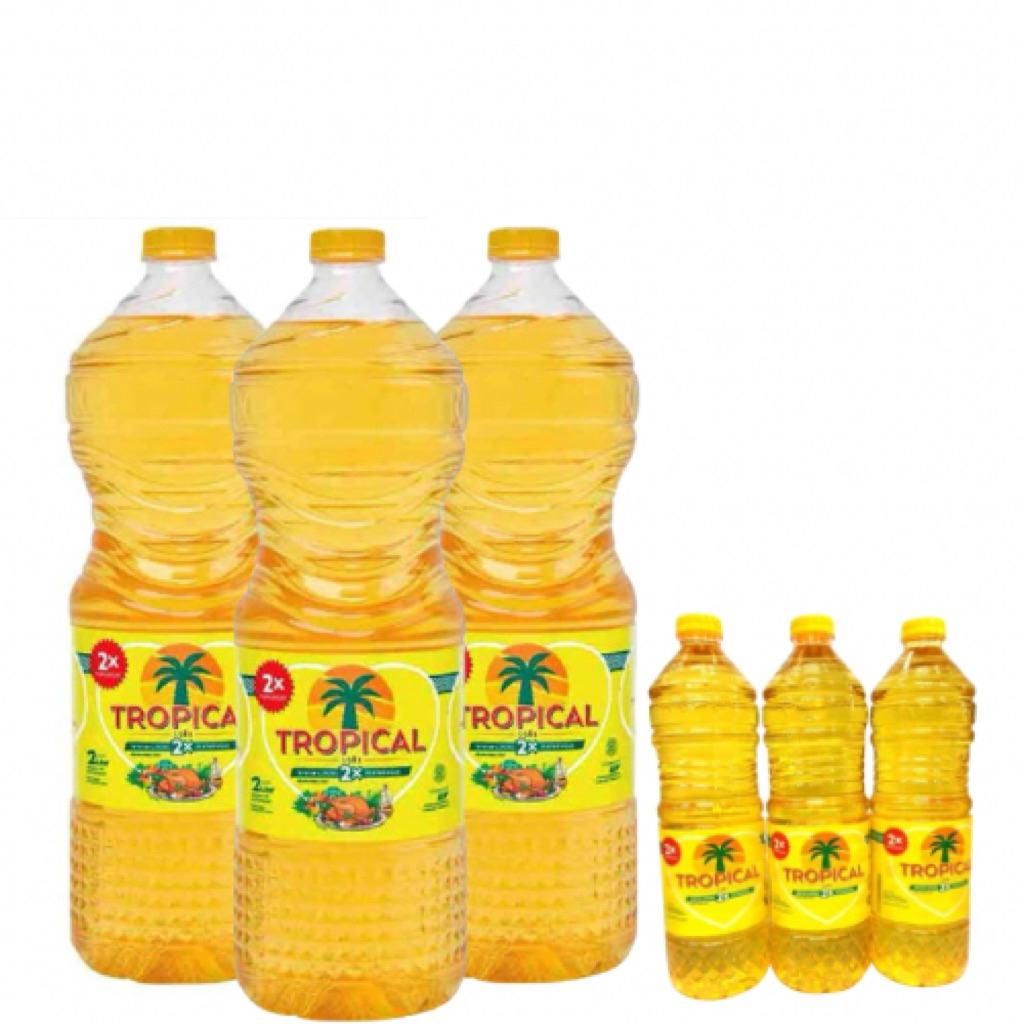 TROPICAL MINYAK GORENG 2L /grosir per dus (6 botol)