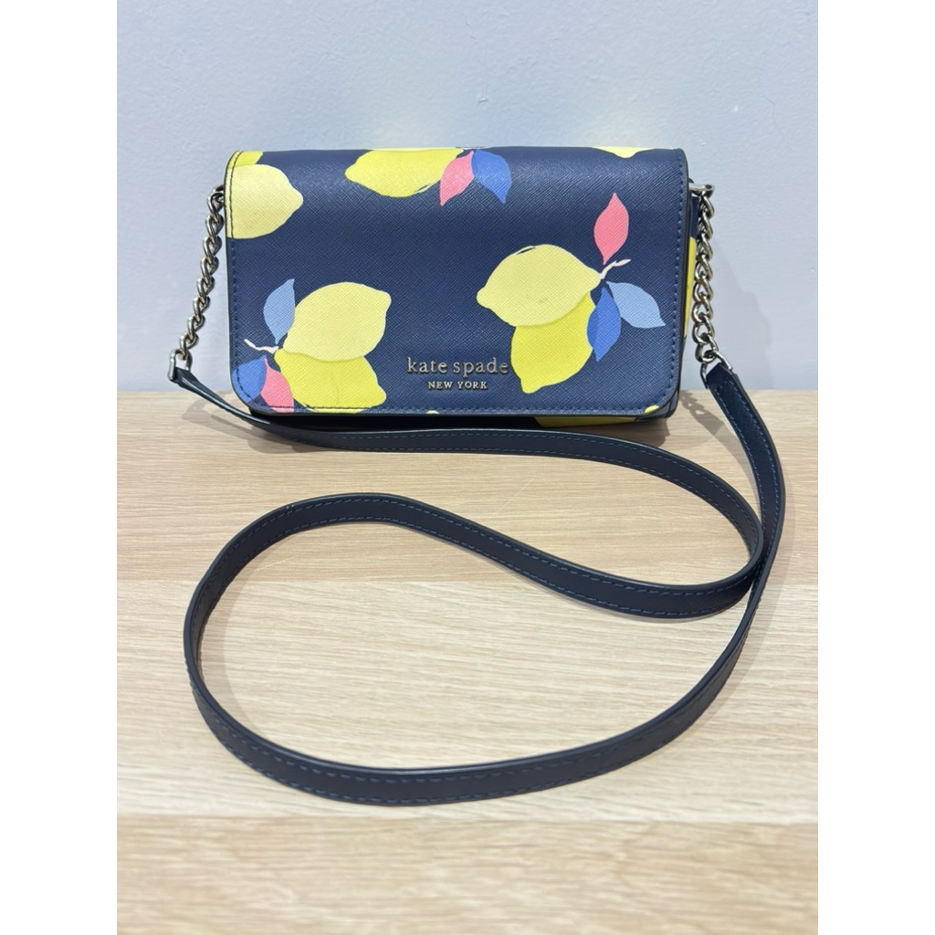 katespade lemon zest sling bag (preloved)