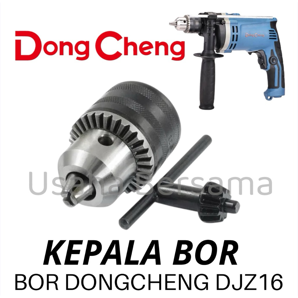 KEPALA BOR DONGCHENG DJZ16 CHUCK BOR DONG CHENG DJZ 16 UJUNG MESIN BOR DJZ16 SHI SAN