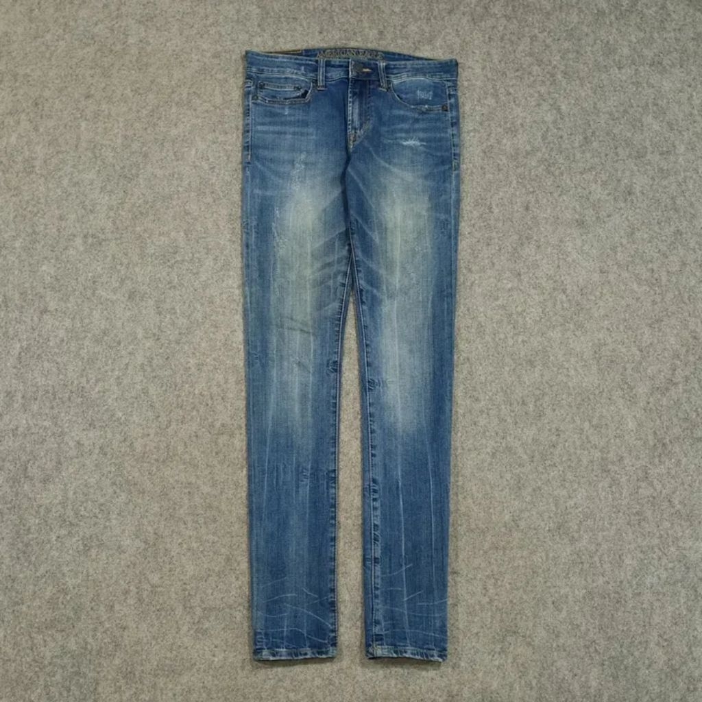 Celana skinny jeans panjang pria yang AMERICAN EAGLE size 29 second skinny