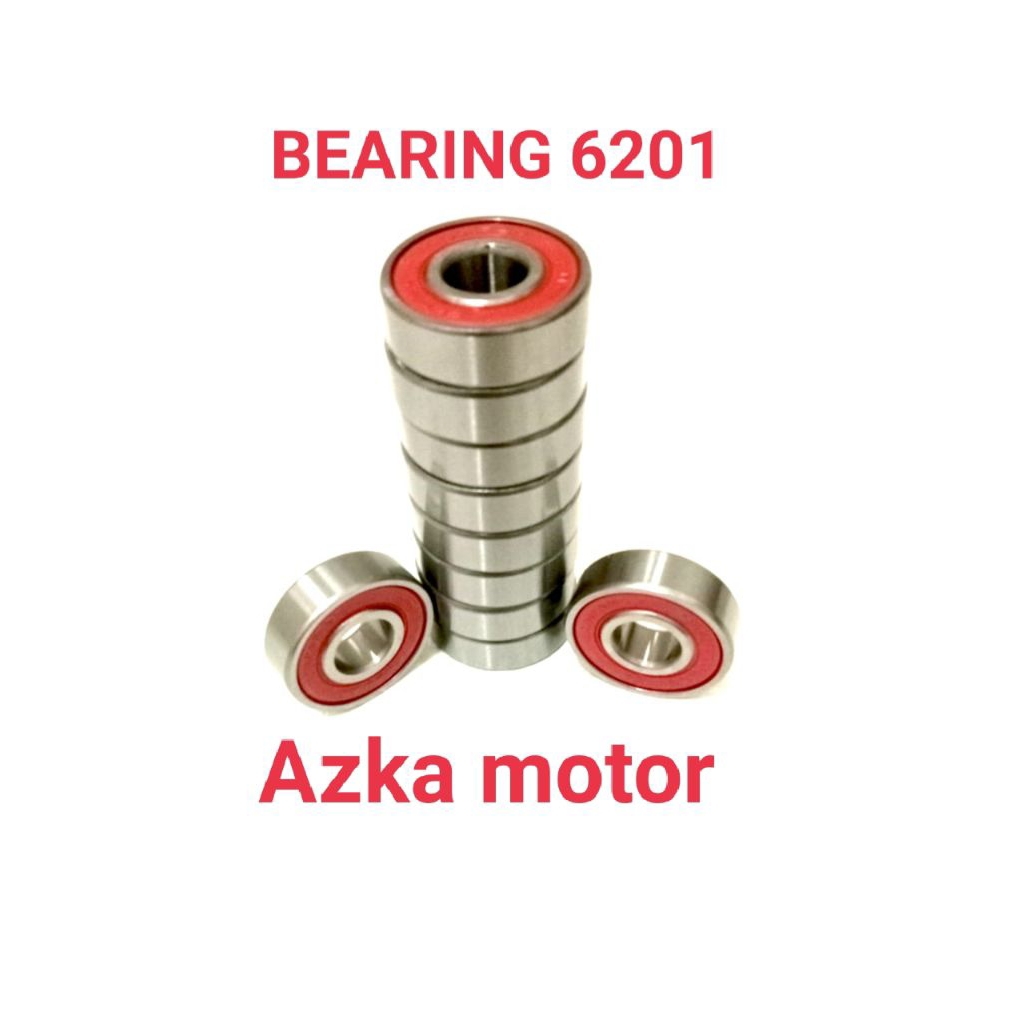 BEARING 6201ISI 10 BEARING LAHER MOTOR BEAT SCOPY GENIO PCX REVO SONIC POLOS  KWALITAS TERJAMIN