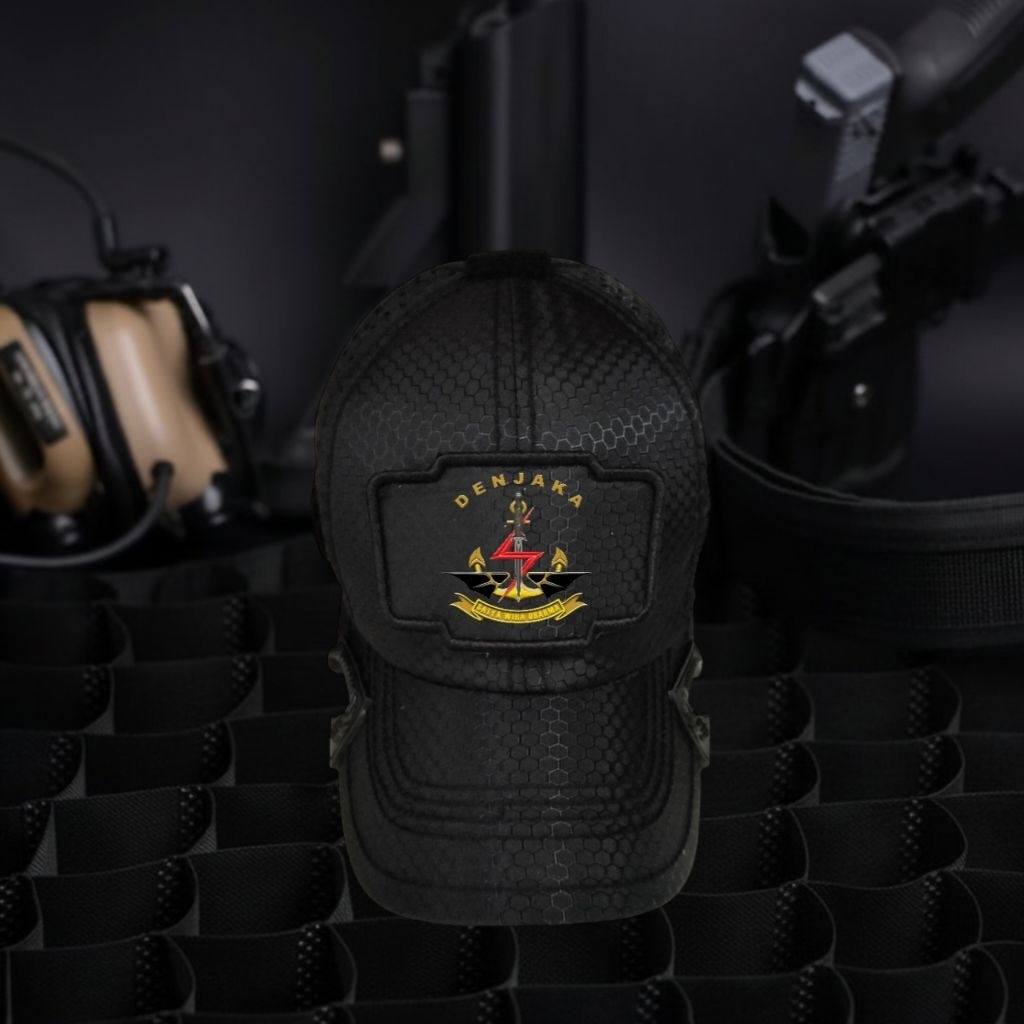 Topi coak tactical laser logo DENJAKA
