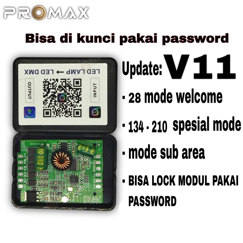 modul dmx RGB Belang V11 controller smart LED modul belang dmx runing seting via aplikasi LED Lamp