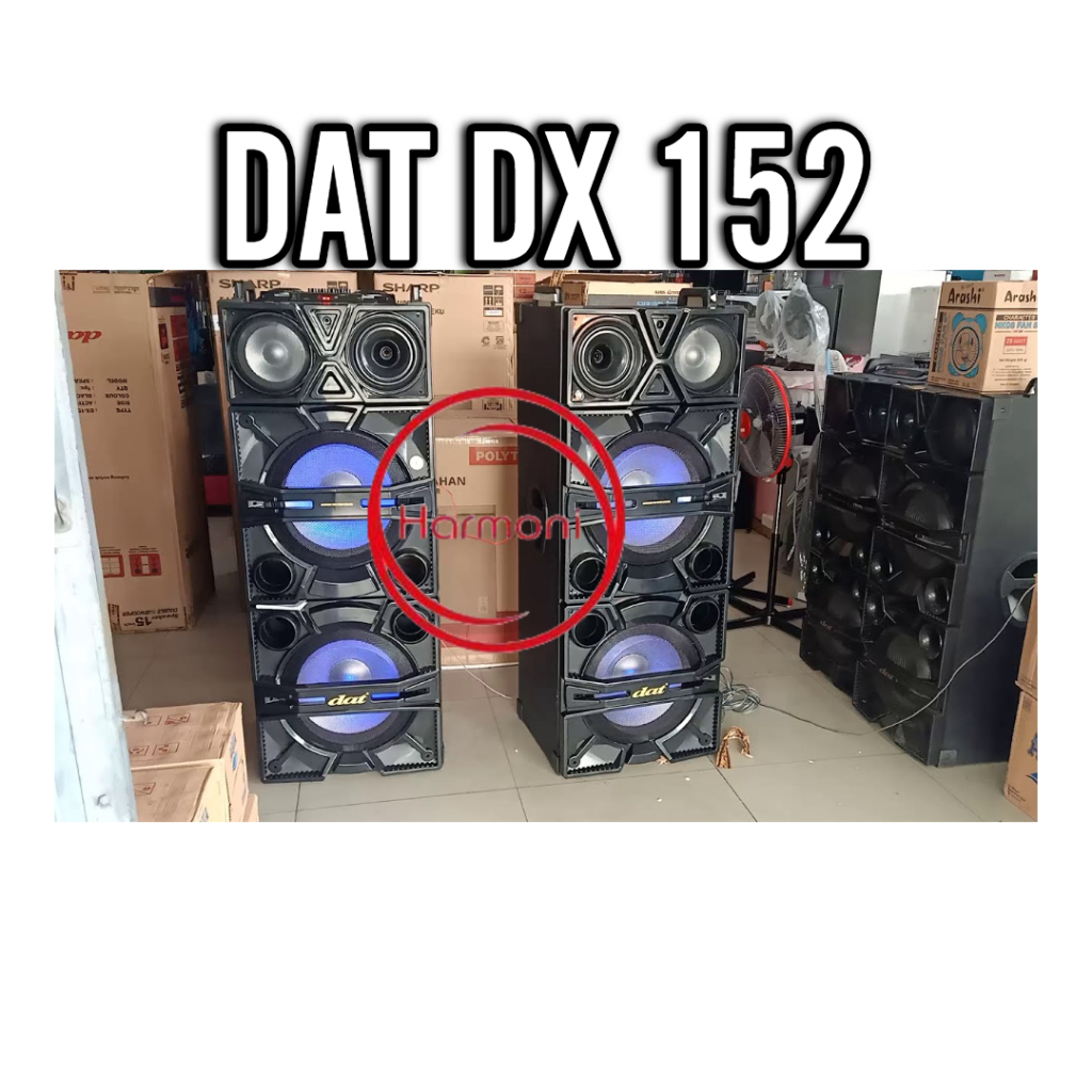 SPEAKER DAT DX 152 DOUBLE SUBWOOFER 15 INCH