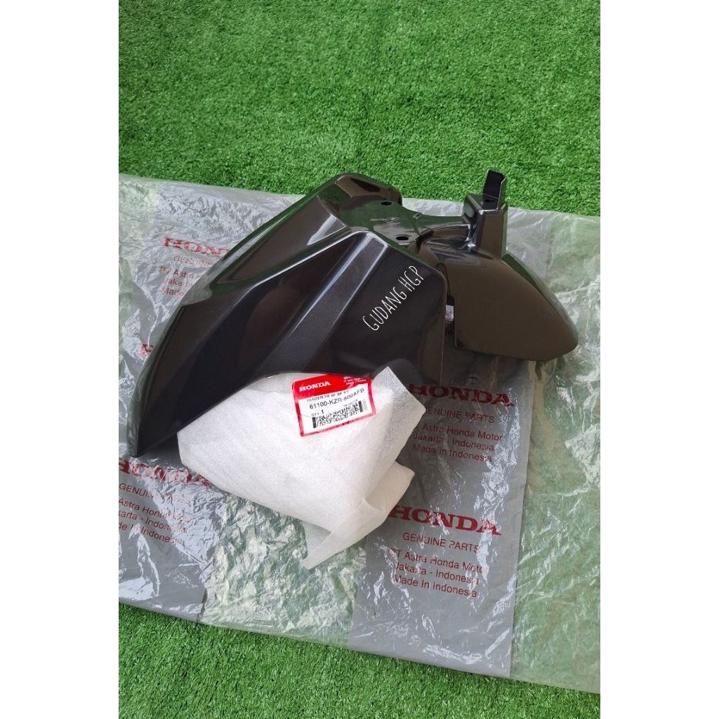 Fender Fr AF BK MT Black Metalic Spakbor Slebor Depan Vario 125 F1 Old 2012-2015 61100-KZR-600AFB Or