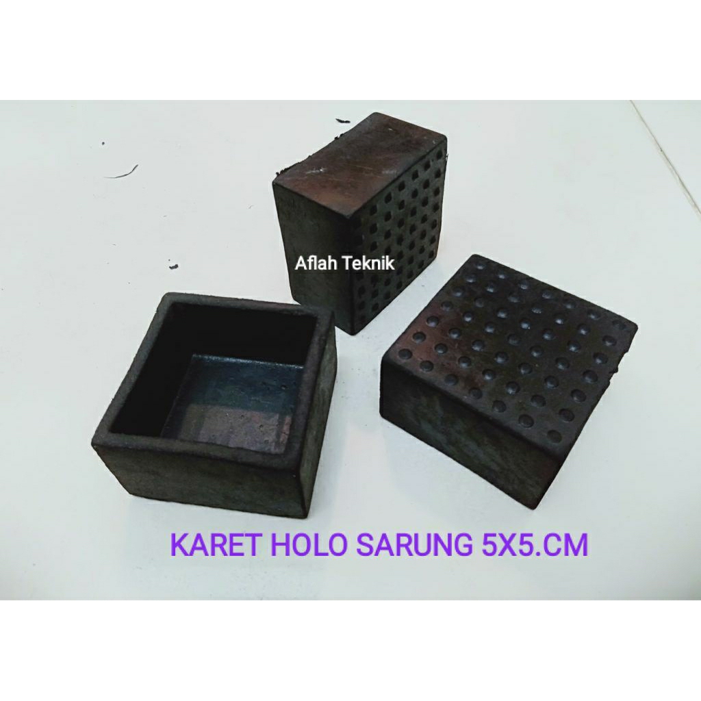 Karet kaki kursi Holo 5x5.Cm Karet Hollow 5x5 Sarung