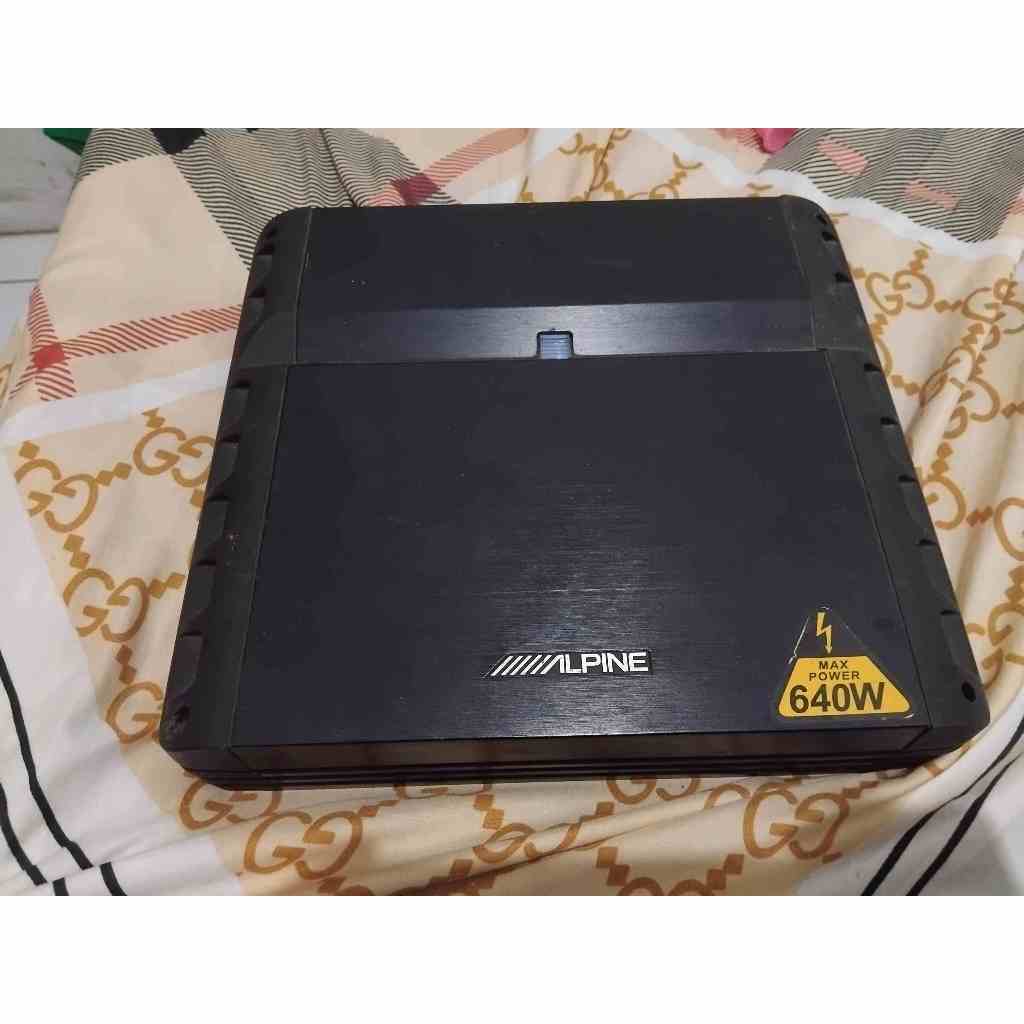Power Amplifier Alpine PMX-F640 4/3/2 Channel Amplifier - Segel masih utuh