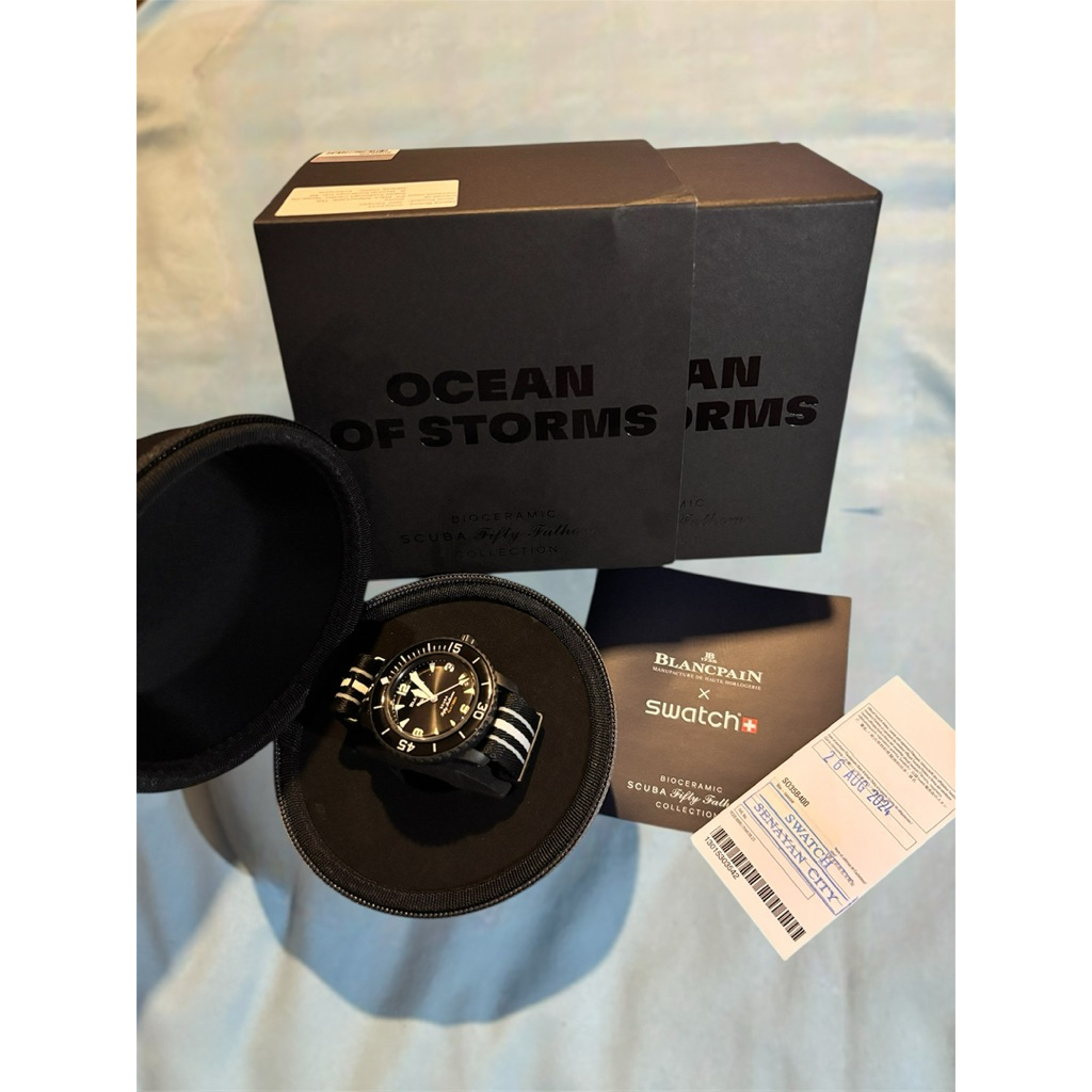 Swatch x Blancpain Ocean of Storms (Black)