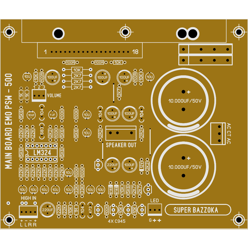 PCB BAZZOKA STK 4191
