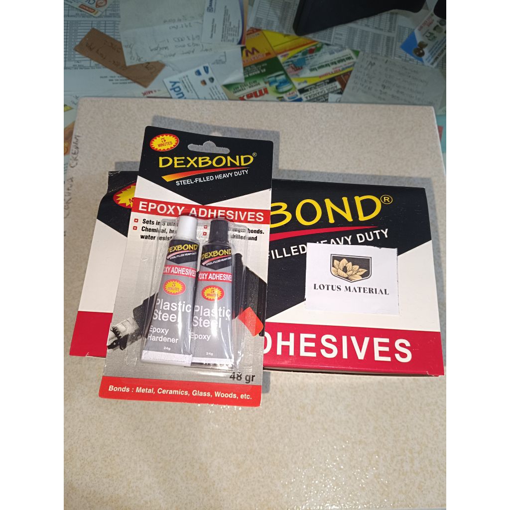 lem epoxy Dexbond / lem plastic steel 5 menit / lem Dexbond 5 menit lem Besi epoxy Plastik steel 5 m