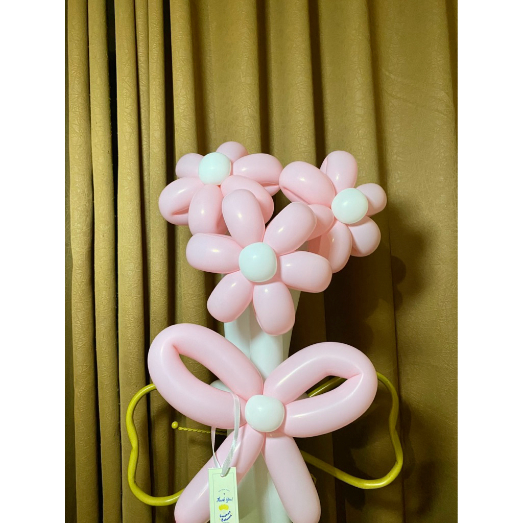 Buket Balon Daisy 3 Tangkai
