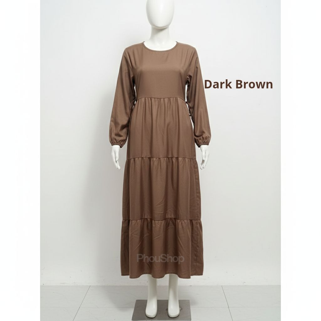 Gamis wanita muslimah // jubah wanita muslimah// anti panas // syar'i// Jumbo