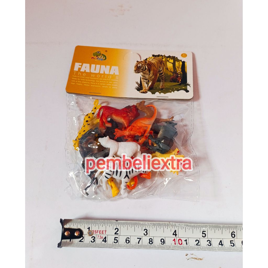 mainan termurah binatang fauna animal set