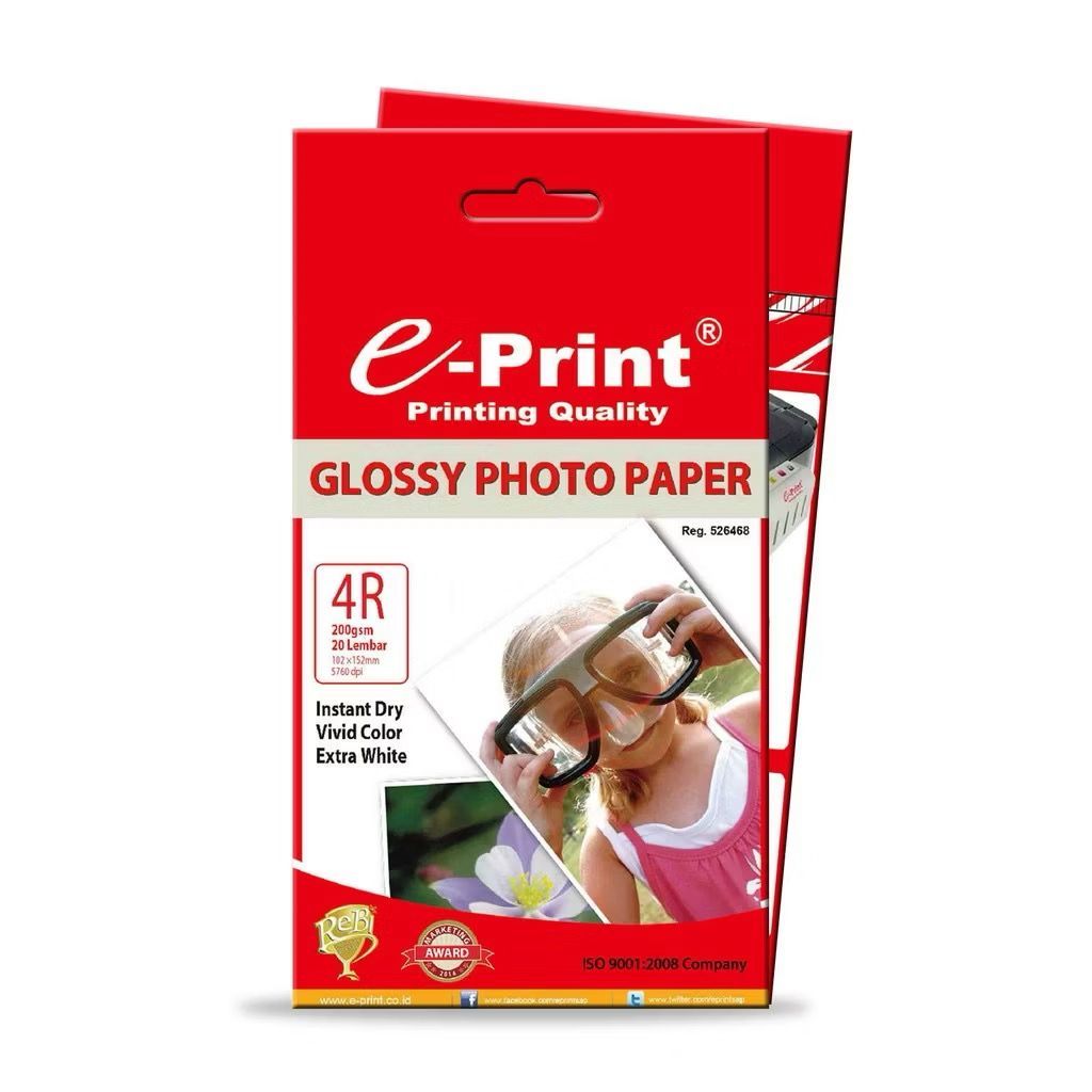 Kertas Foto Glossy Photo Paper 4R / Kertas Foto 4R