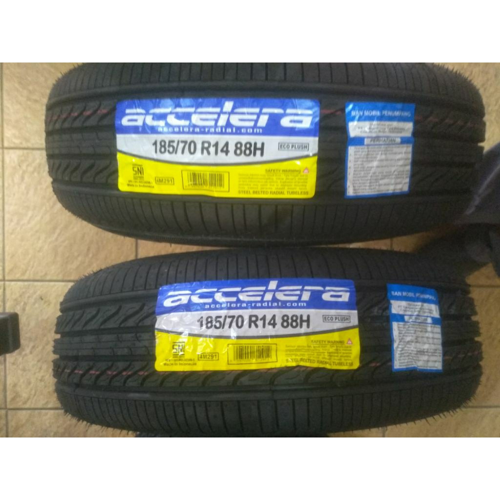 BAN MOBIL 185/70 R14 ACCELERA ECOPLUSH