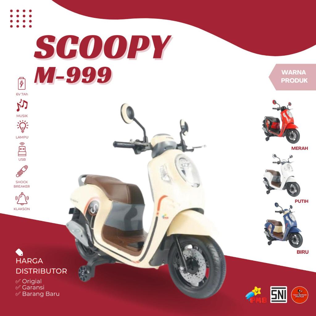 Motor Aki Anak Scoopy M999 Motor Listrik Scoopy anak Motor accu scoopy kp