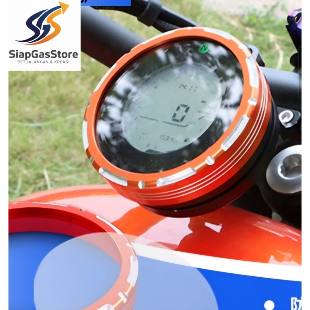 Cover Spidometer QJMOTOR SRV 250AMT dan LIBERO - Pelindung Panel Aluminium & PVC