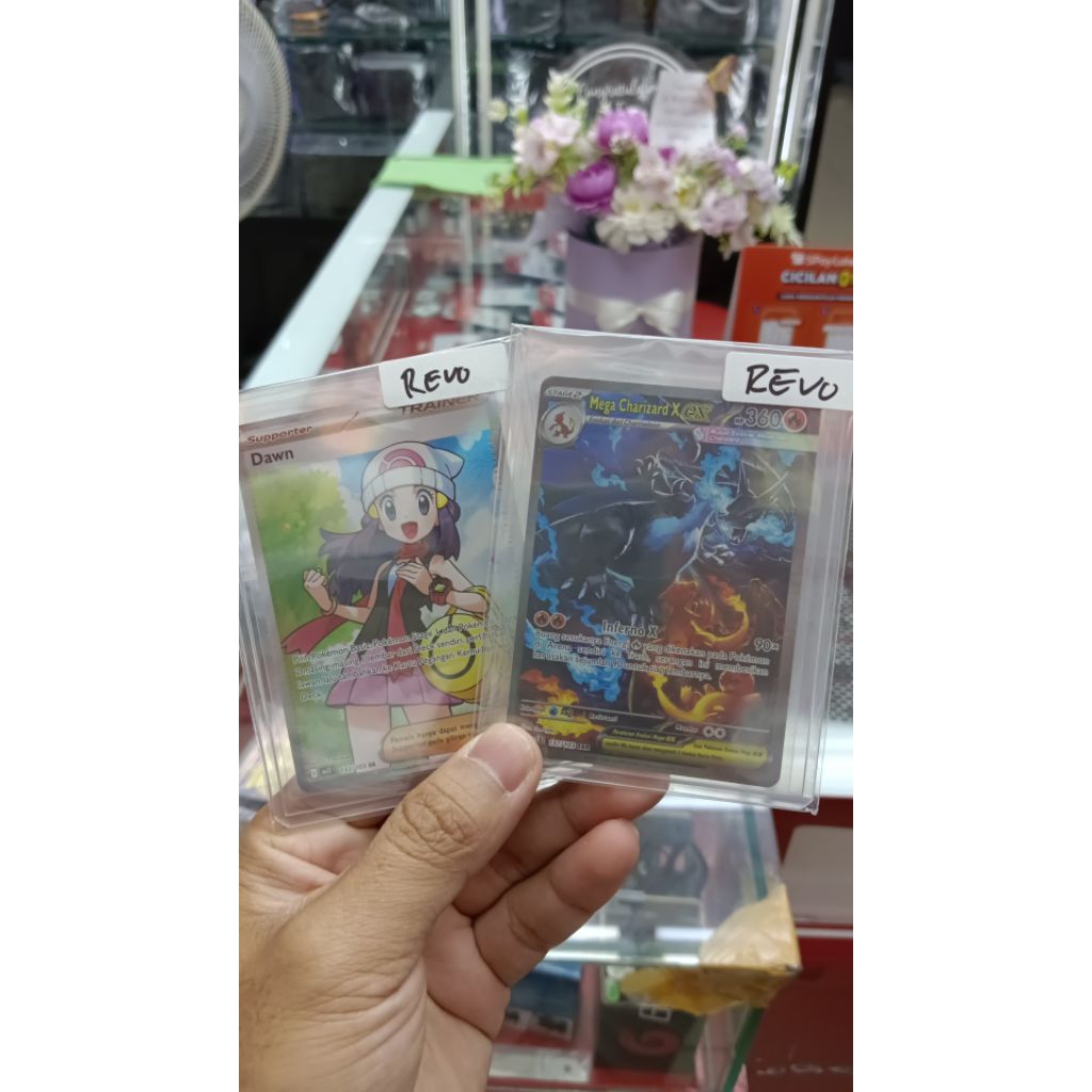Mega charizard X Ex and dawn SR