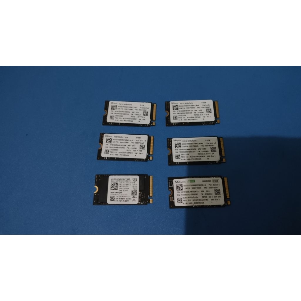 SSD NVME M.2 512GB | SK Hynix, WD PC