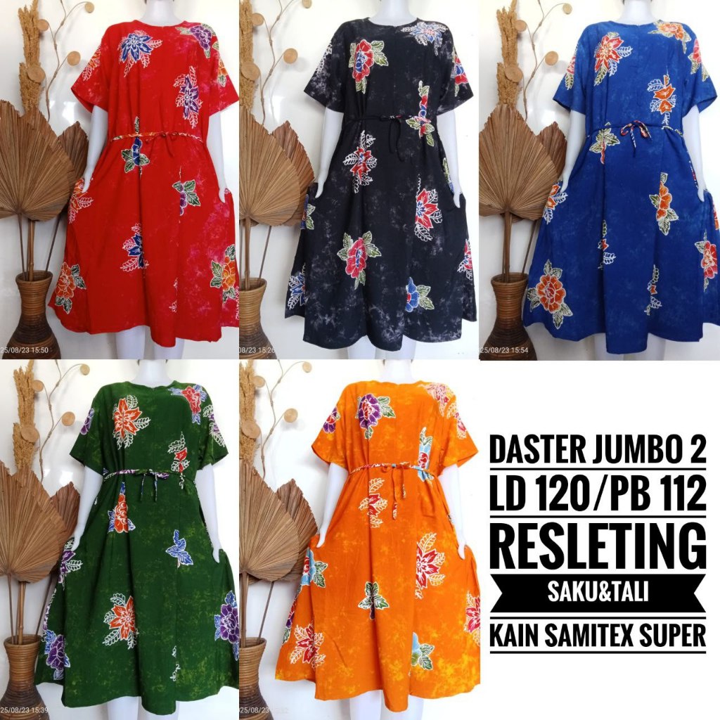 DASTER JUMBO 2 | LD 120 | BAJU TIDUR WANITA | COD | DASTER KEKINIAN TERBARU | DASTER CAP | DASTER EN