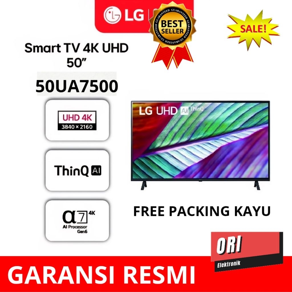 LG SMART TV 4K UHD 50 INCH 50UA7500