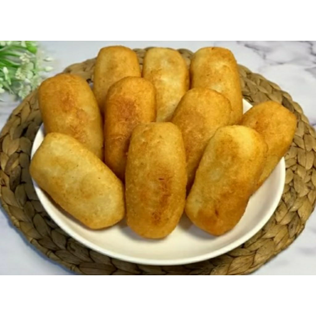 Combro Isi Oncom Pedas Kondisi Frozen Siap Digoreng. Kemasan Vacum Pack Food Grade Higienis dan Aman