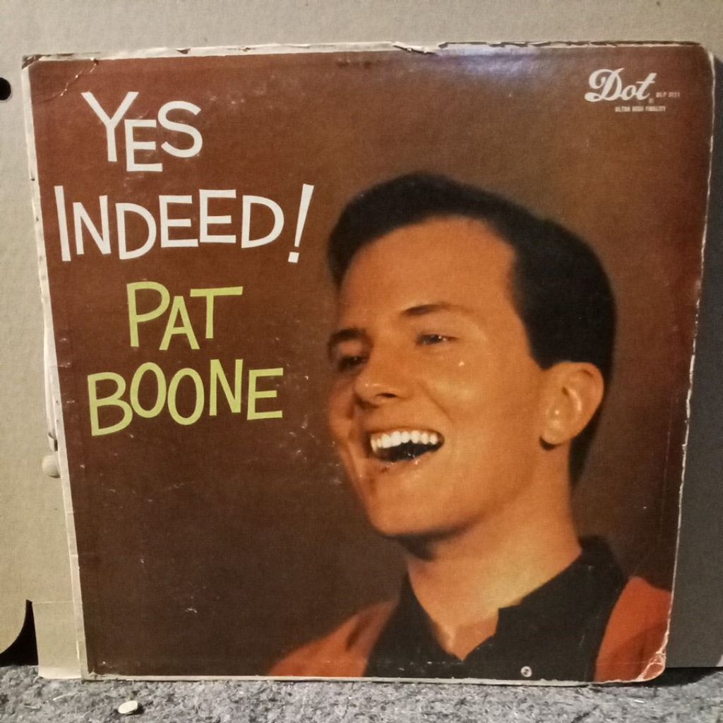 Vinyl Piringan Hitam 12 inch Pat Boone - Yes Indeed