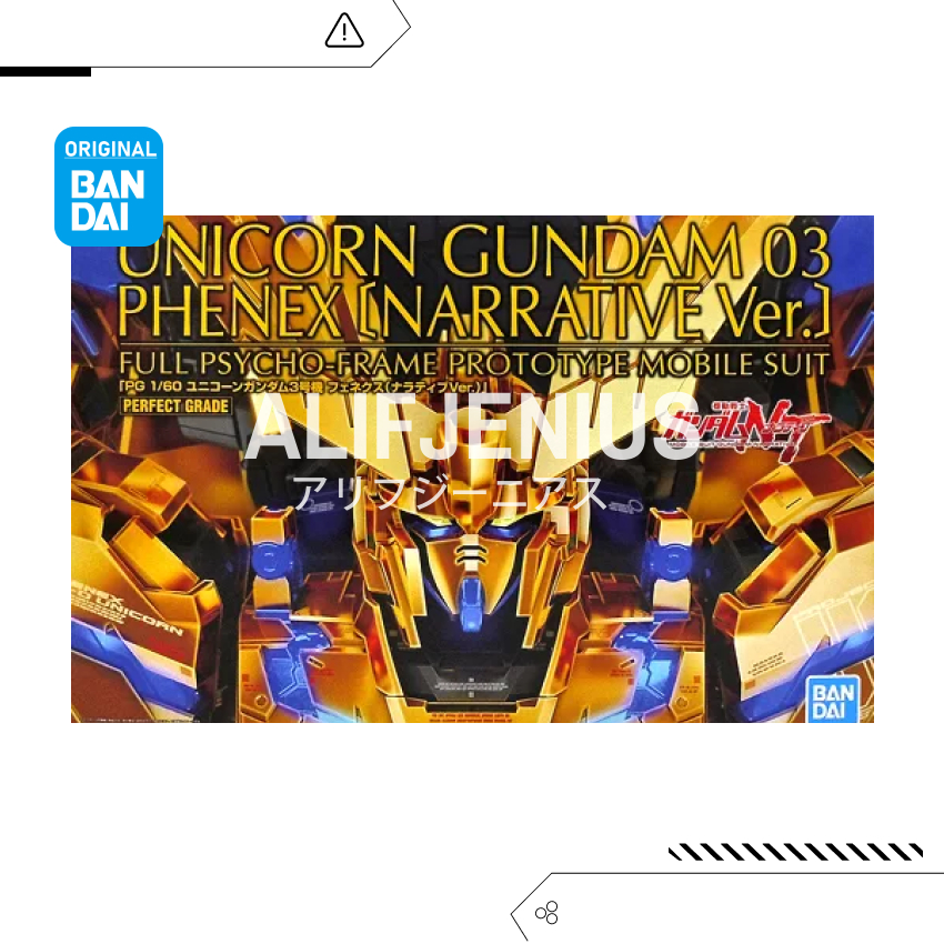 [JASTIP] 1/60 PG RX-0 Unicorn Gundam Unit 3 Phenex Narrative Ver. "Mobile Suit Gundam NT" Premium Ba