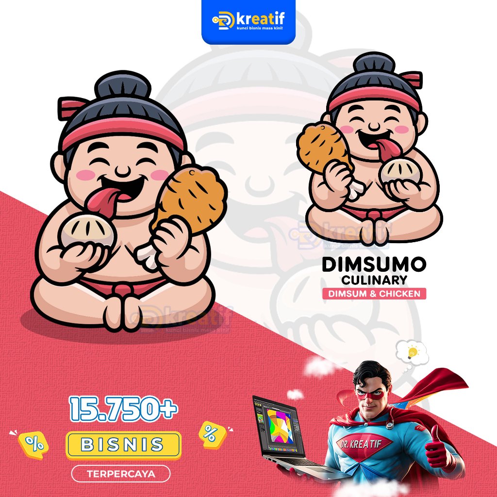 Jasa Desain Logo Kuliner Makanan & Minuman - Maskot & Karakter