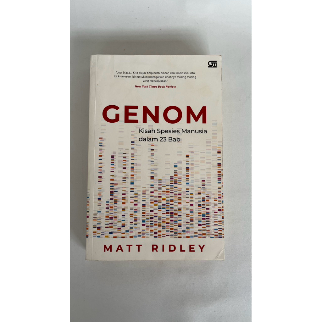 Buku Genom - matt ridley, bekas