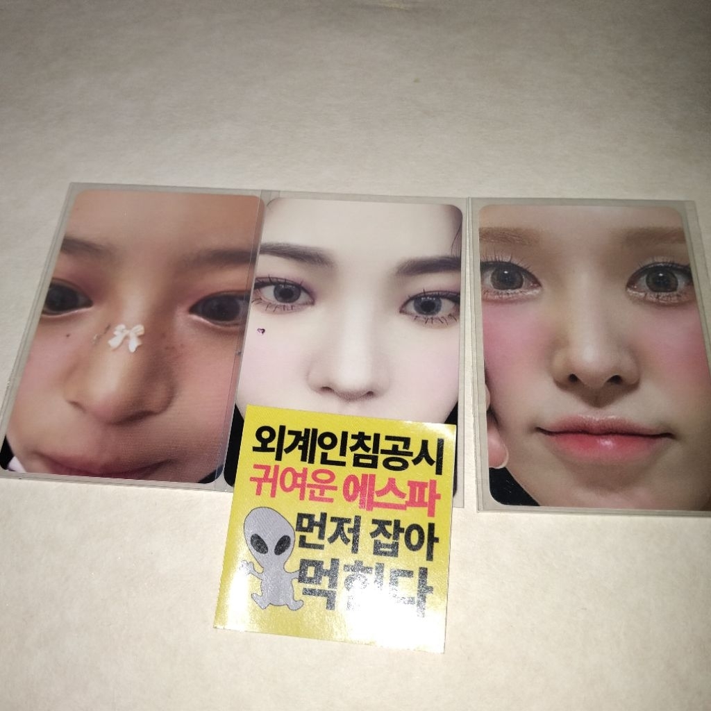 Photocard zoom pc hanni newjeans njz wendy red velvet wish you hell karina girls aespa