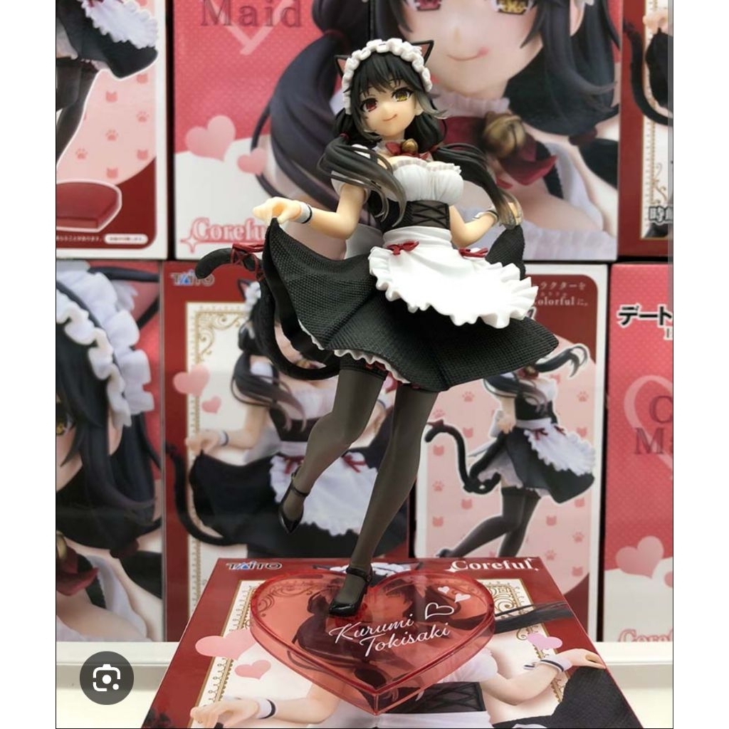 Taito Coreful Figure Date A Live Kurumi Tokisaki Nekomimi Maid Ver