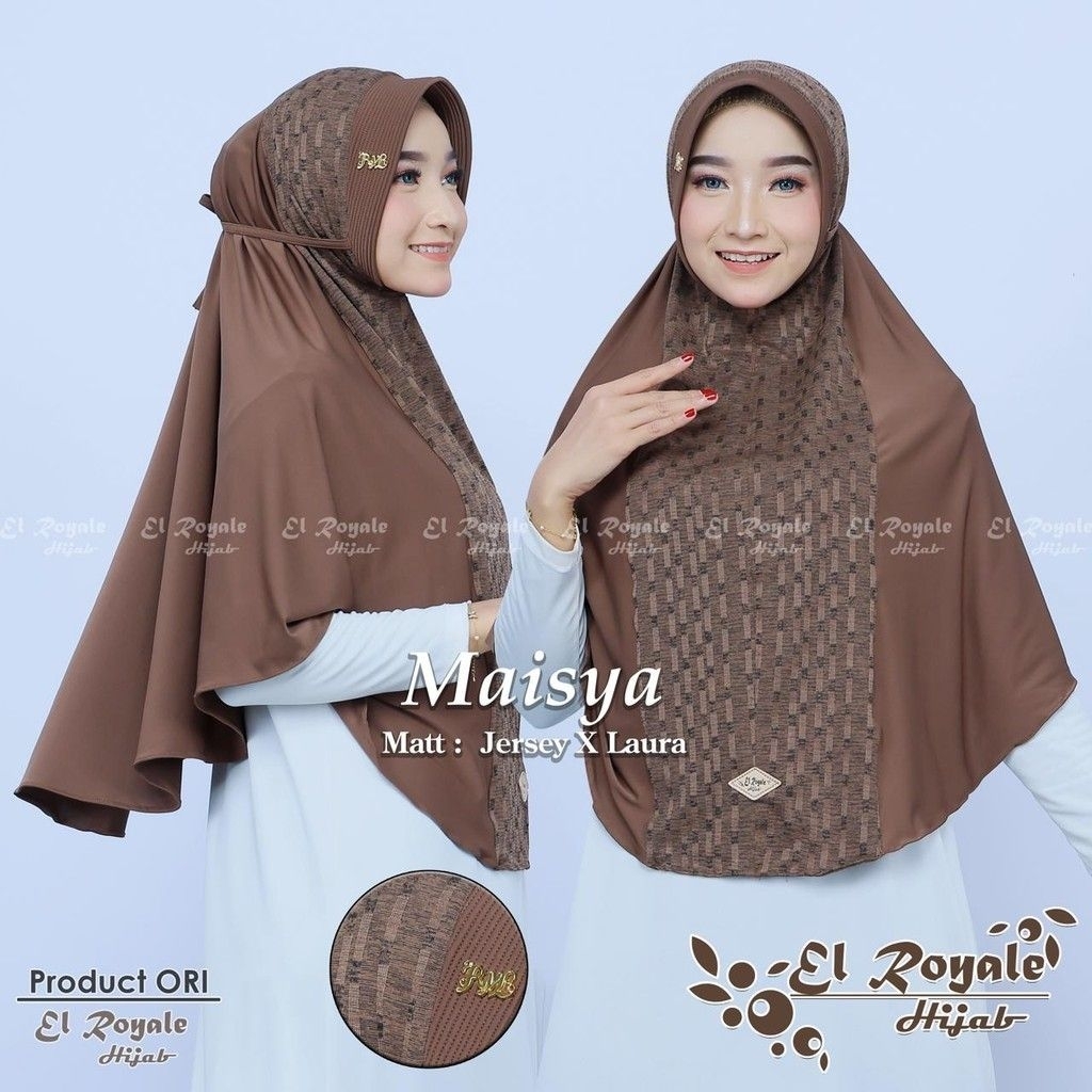 KERUDUNG JILBAB INSTANT MEISYA XL ORIGINAL EL-ROYALE