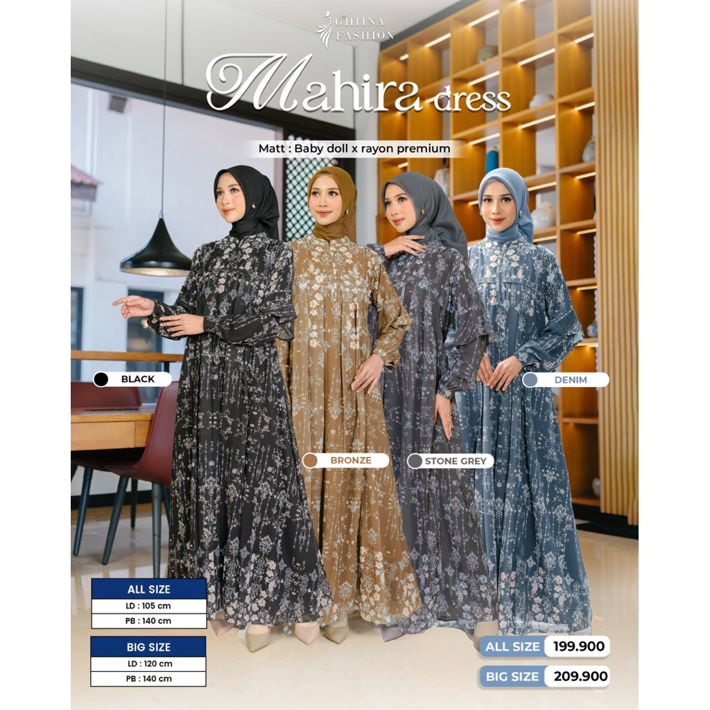 MAHIRA DRES // FAMSET GHINA FASHION // READY