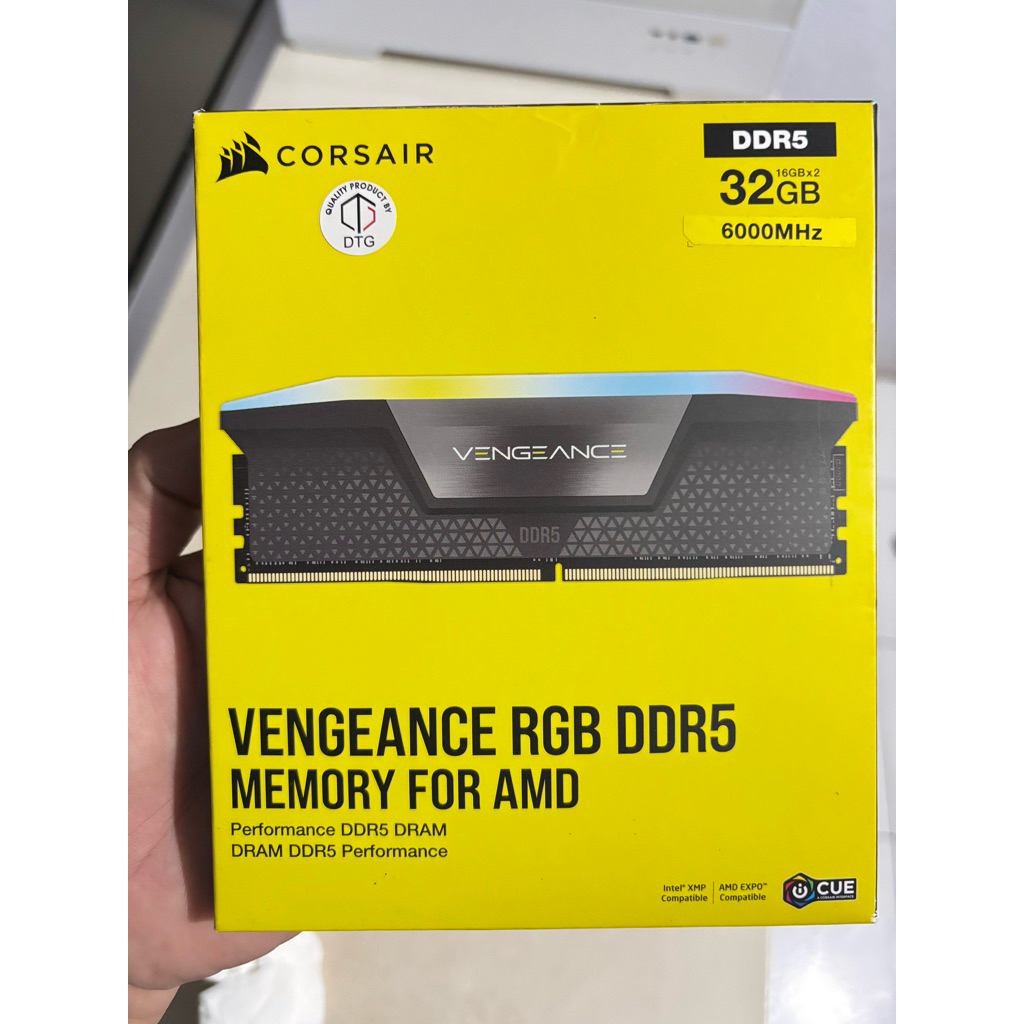 RAM CORSAIR VENGEANCE RGB DDR5 32GB